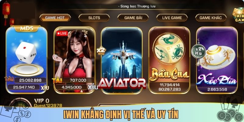 IWIN khẳng định vị thế và uy tín