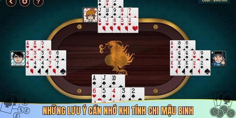 Những lưu ý cần nhớ khi tính chi Mậu binh