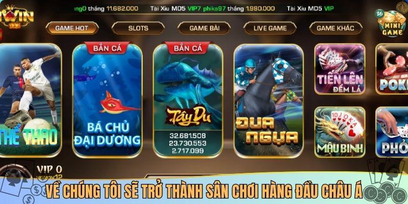 Về chúng tôi sẽ trở thành sân chơi hàng đầu châu Á