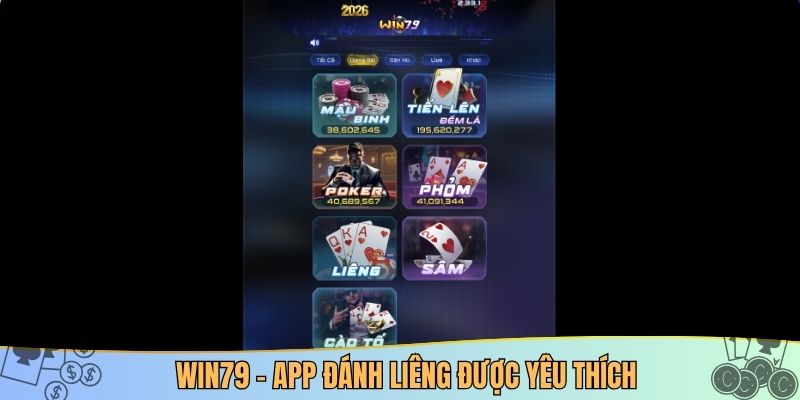 Win79 - App đánh liêng được yêu thích